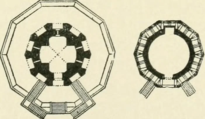 An illustration from A history of architecture in Italy from the time of Constantine to the dawn of the renaissance, 1901, leaf 106