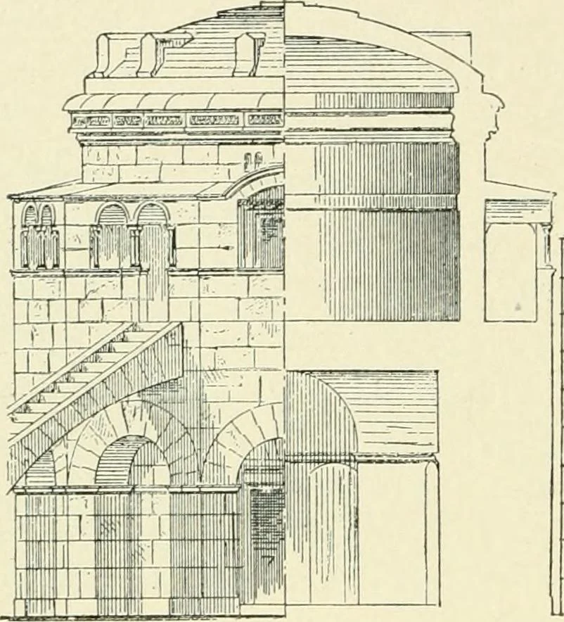 An illustration from A history of architecture in Italy from the time of Constantine to the dawn of the renaissance, 1901, leaf 109