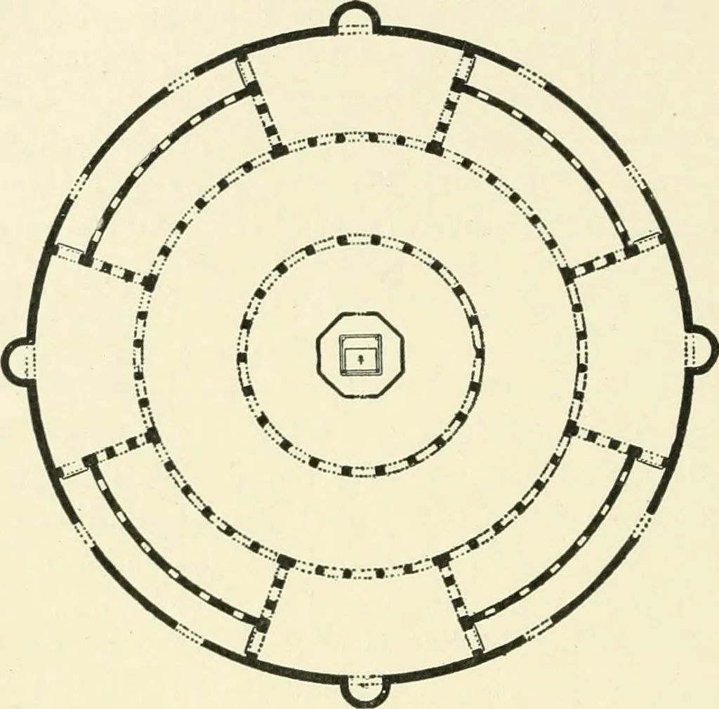 An illustration from A history of architecture in Italy from the time of Constantine to the dawn of the renaissance, 1901, leaf 111