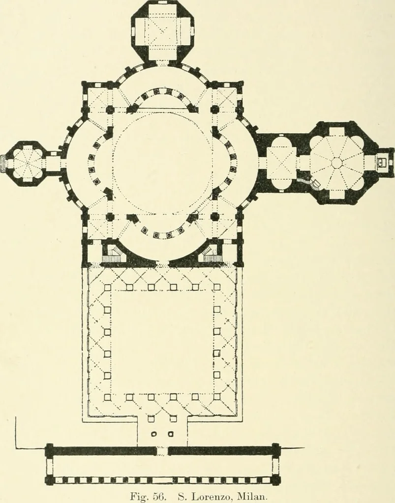 An illustration from A history of architecture in Italy from the time of Constantine to the dawn of the renaissance, 1901, leaf 117