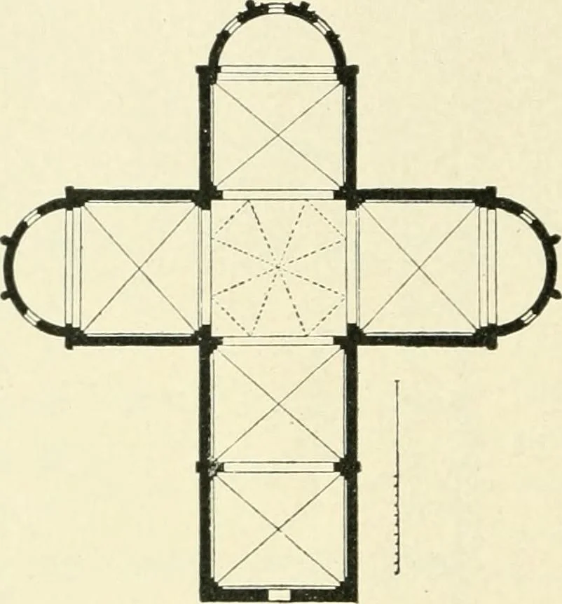 An illustration from A history of architecture in Italy from the time of Constantine to the dawn of the renaissance, 1901, leaf 147