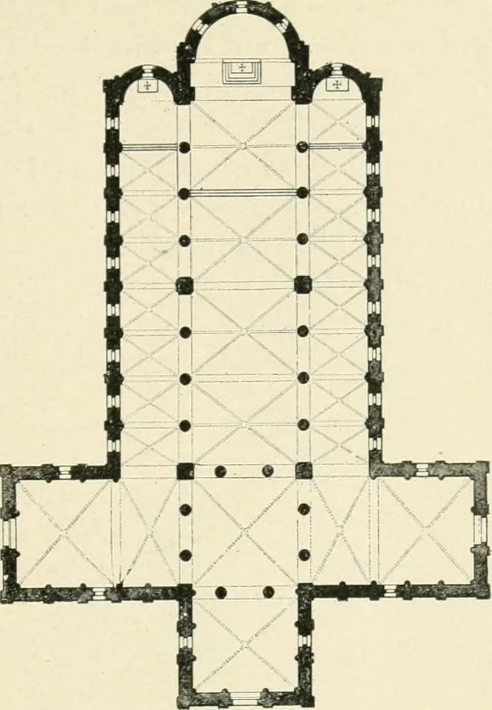 An illustration from A history of architecture in Italy from the time of Constantine to the dawn of the renaissance, 1901, leaf 148