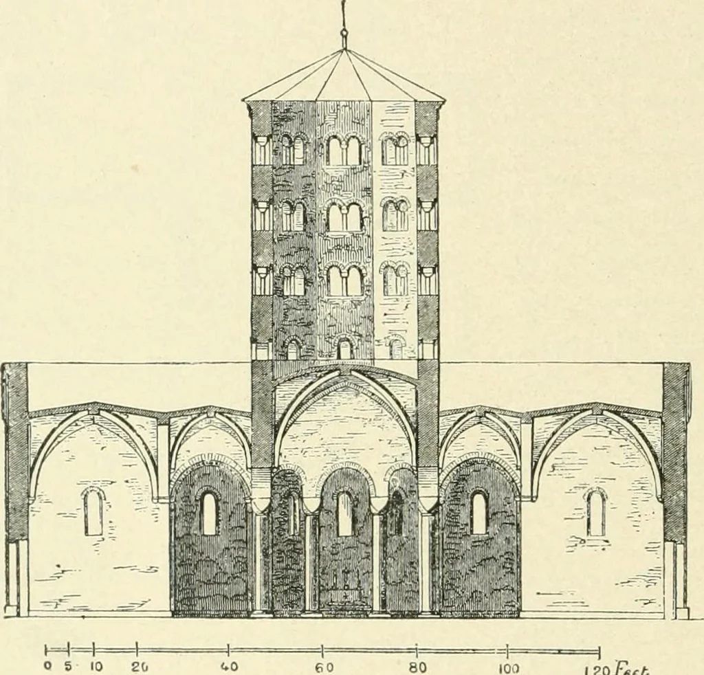 An illustration from A history of architecture in Italy from the time of Constantine to the dawn of the renaissance, 1901, leaf 149