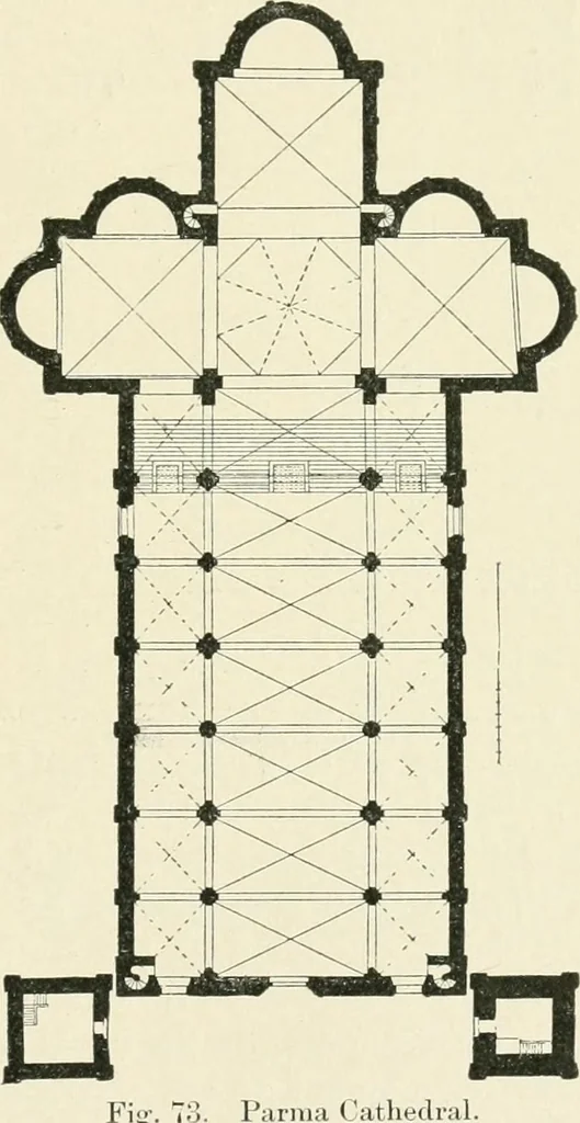 An illustration from A history of architecture in Italy from the time of Constantine to the dawn of the renaissance, 1901, leaf 150