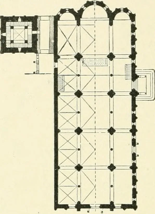 An illustration from A history of architecture in Italy from the time of Constantine to the dawn of the renaissance, 1901, leaf 151