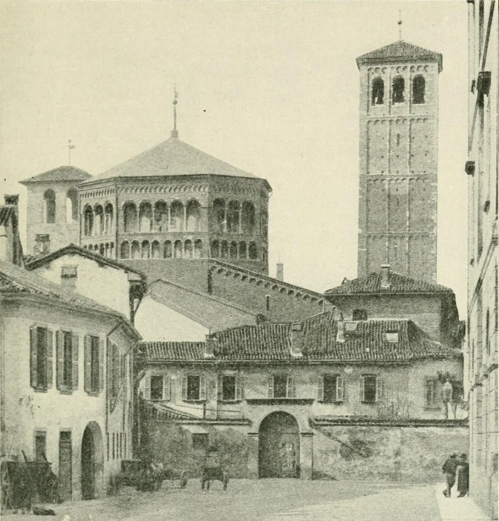An illustration from A history of architecture in Italy from the time of Constantine to the dawn of the renaissance, 1901, leaf 160