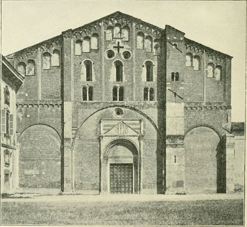 An illustration from A history of architecture in Italy from the time of Constantine to the dawn of the renaissance, 1901, leaf 161