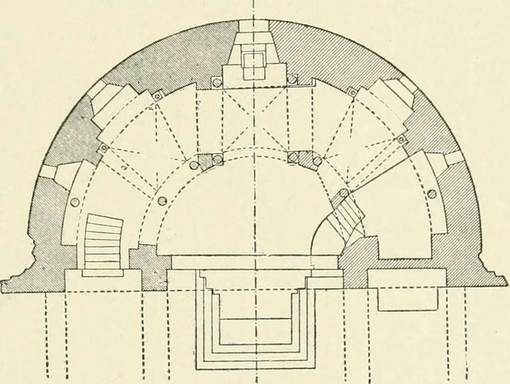 An illustration from A history of architecture in Italy from the time of Constantine to the dawn of the renaissance, 1901, leaf 176
