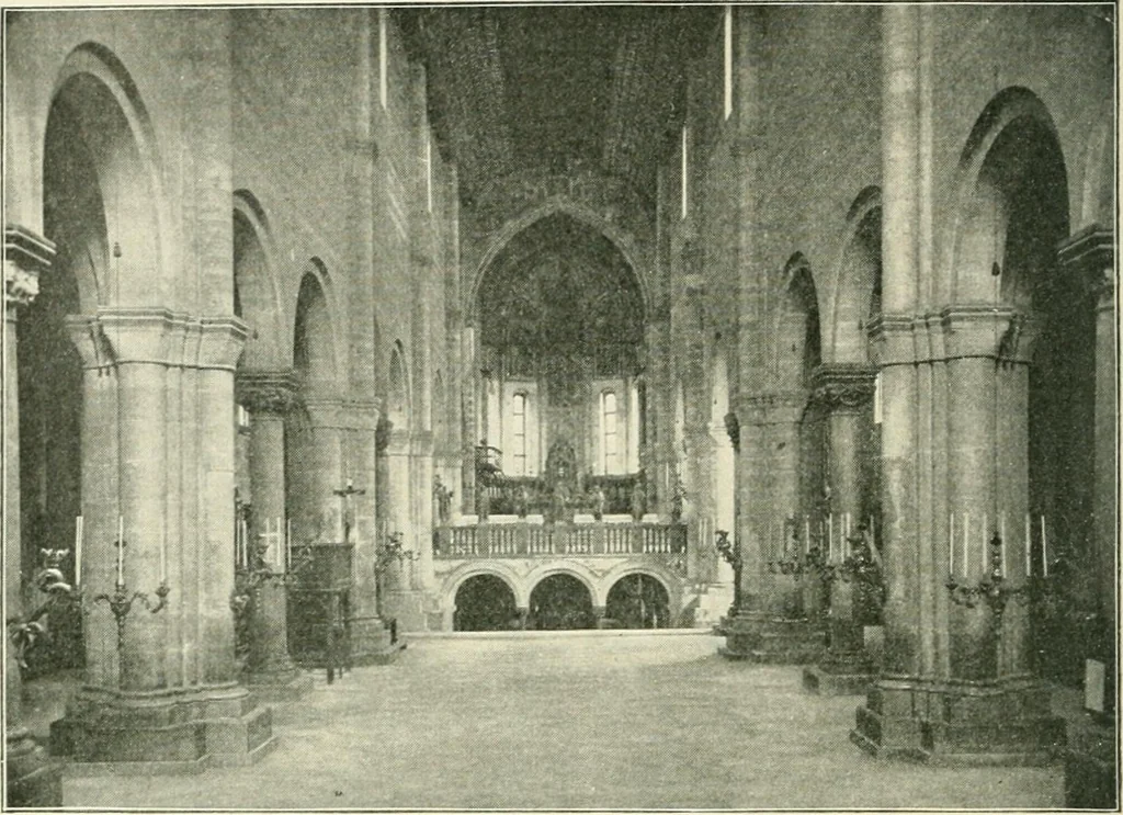 An illustration from A history of architecture in Italy from the time of Constantine to the dawn of the renaissance, 1901, leaf 179