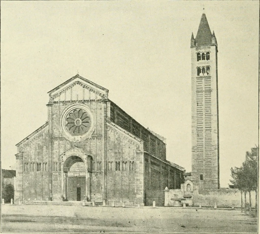 An illustration from A history of architecture in Italy from the time of Constantine to the dawn of the renaissance, 1901, leaf 181