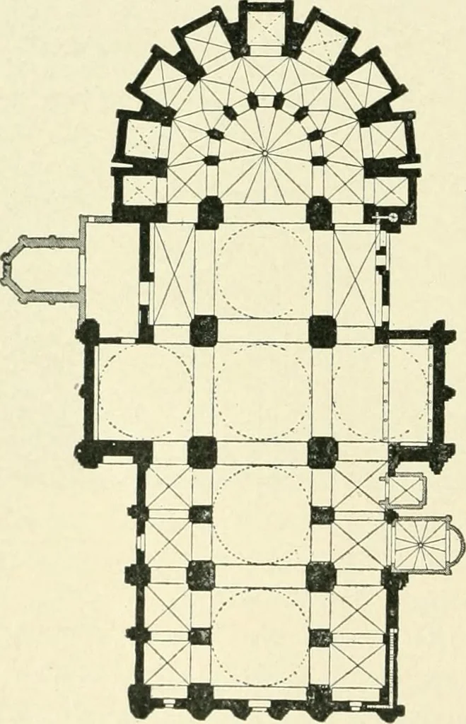 An illustration from A history of architecture in Italy from the time of Constantine to the dawn of the renaissance, 1901, leaf 185