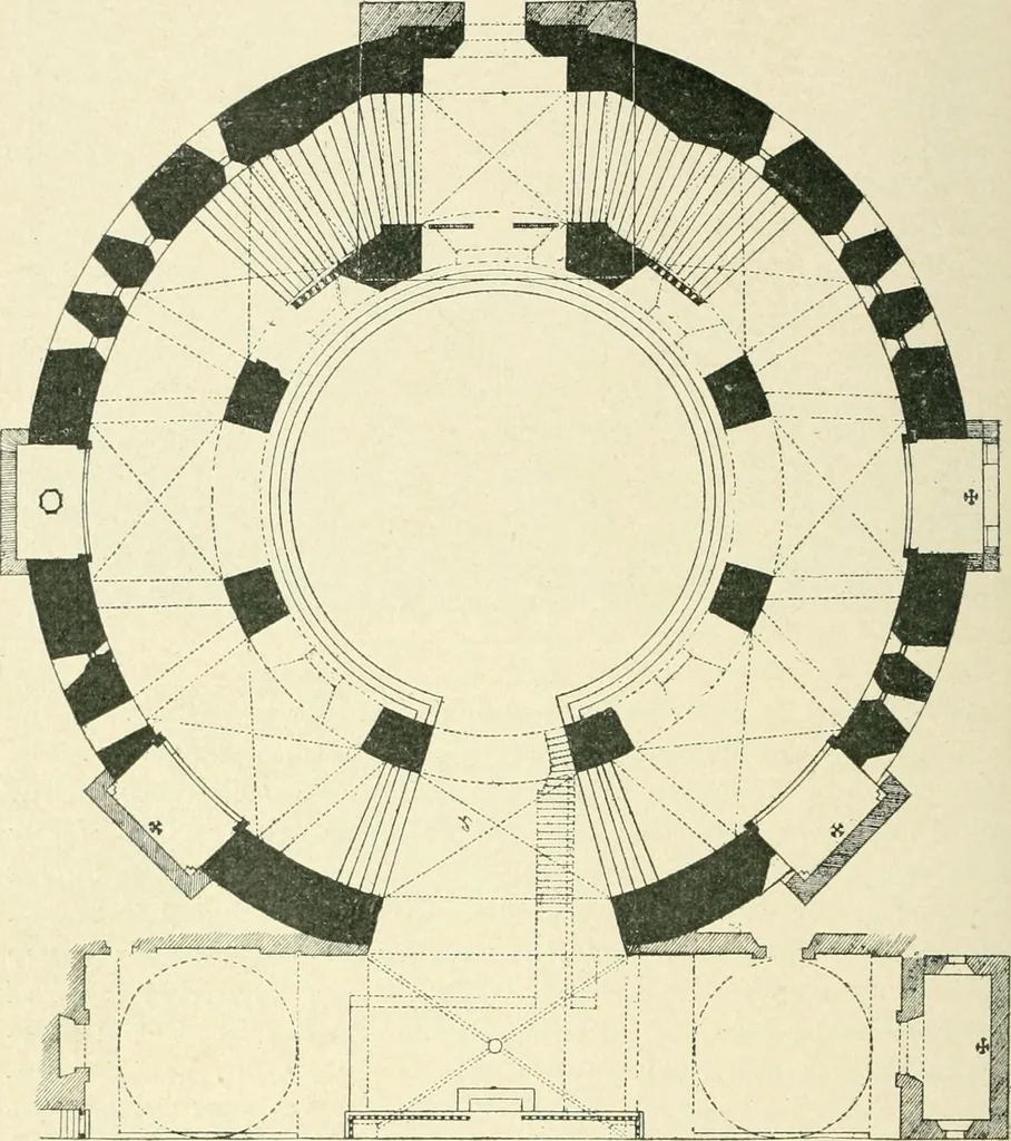 An illustration from A history of architecture in Italy from the time of Constantine to the dawn of the renaissance, 1901, leaf 187