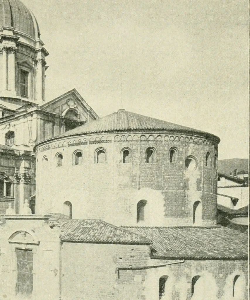 An illustration from A history of architecture in Italy from the time of Constantine to the dawn of the renaissance, 1901, leaf 188