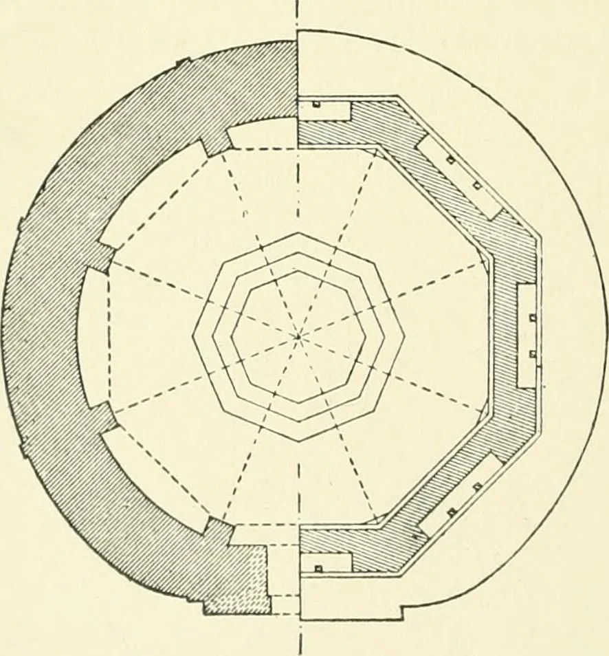 An illustration from A history of architecture in Italy from the time of Constantine to the dawn of the renaissance, 1901, leaf 195