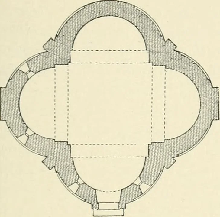 An illustration from A history of architecture in Italy from the time of Constantine to the dawn of the renaissance, 1901, leaf 196