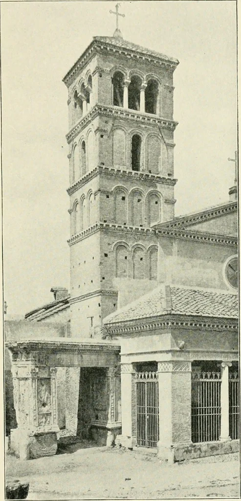 An illustration from A history of architecture in Italy from the time of Constantine to the dawn of the renaissance, 1901, leaf 200