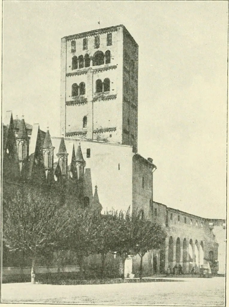 An illustration from A history of architecture in Italy from the time of Constantine to the dawn of the renaissance, 1901, leaf 205