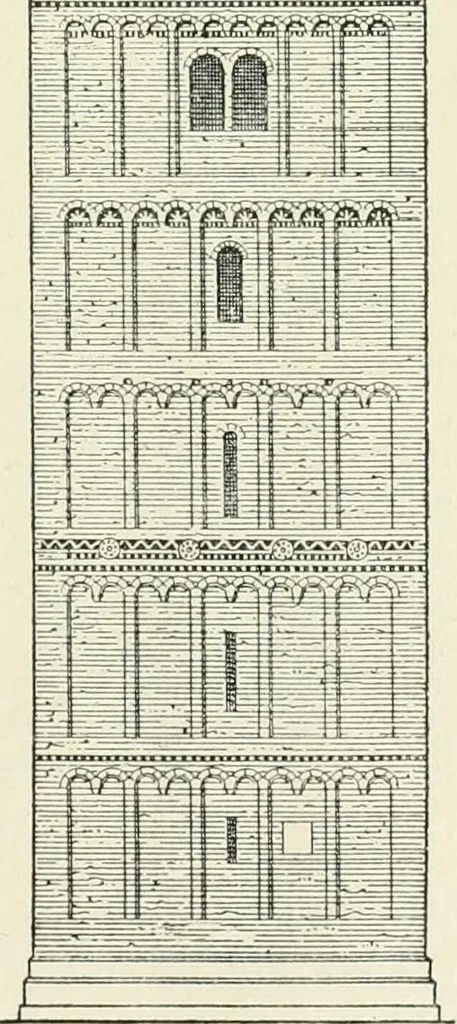 An illustration from A history of architecture in Italy from the time of Constantine to the dawn of the renaissance, 1901, leaf 206