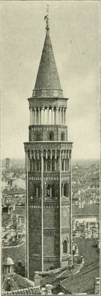 An illustration from A history of architecture in Italy from the time of Constantine to the dawn of the renaissance, 1901, leaf 208