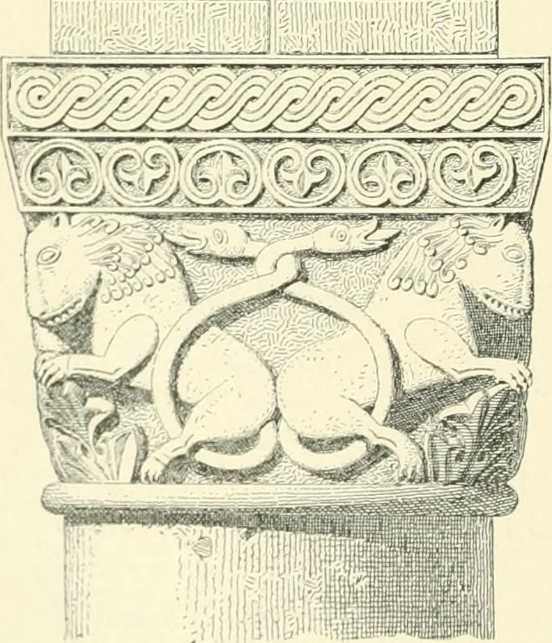 An illustration from A history of architecture in Italy from the time of Constantine to the dawn of the renaissance, 1901, leaf 213