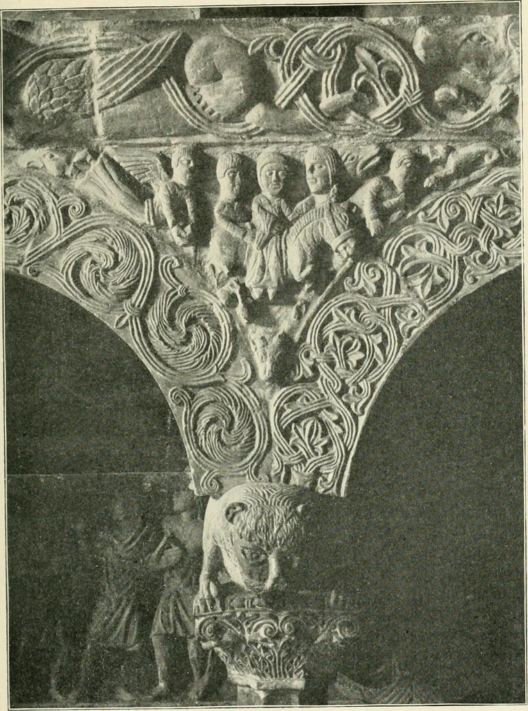 An illustration from A history of architecture in Italy from the time of Constantine to the dawn of the renaissance, 1901, leaf 216