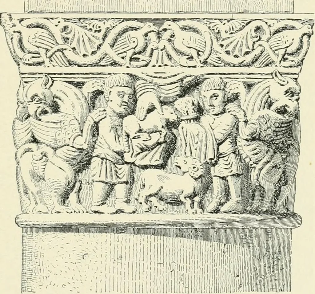 An illustration from A history of architecture in Italy from the time of Constantine to the dawn of the renaissance, 1901, leaf 218