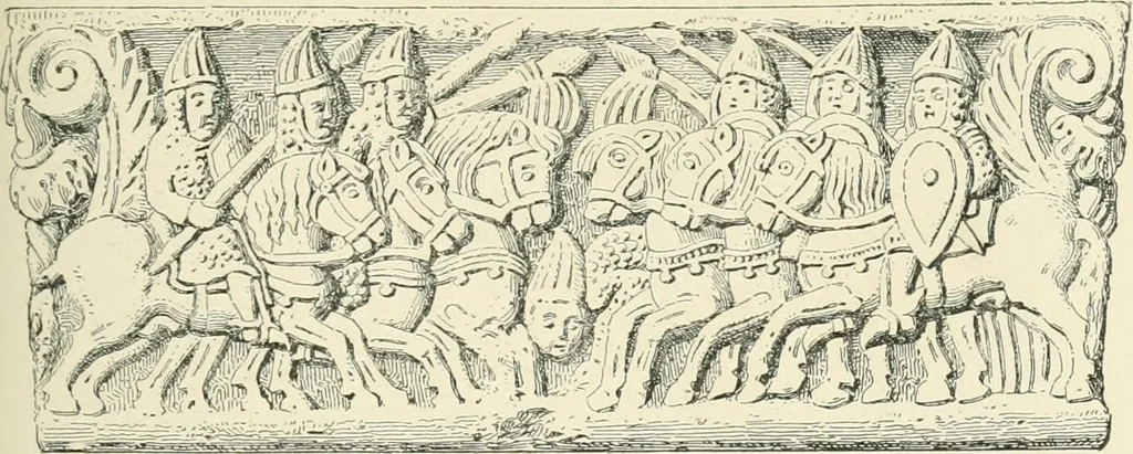 An illustration from A history of architecture in Italy from the time of Constantine to the dawn of the renaissance, 1901, leaf 222