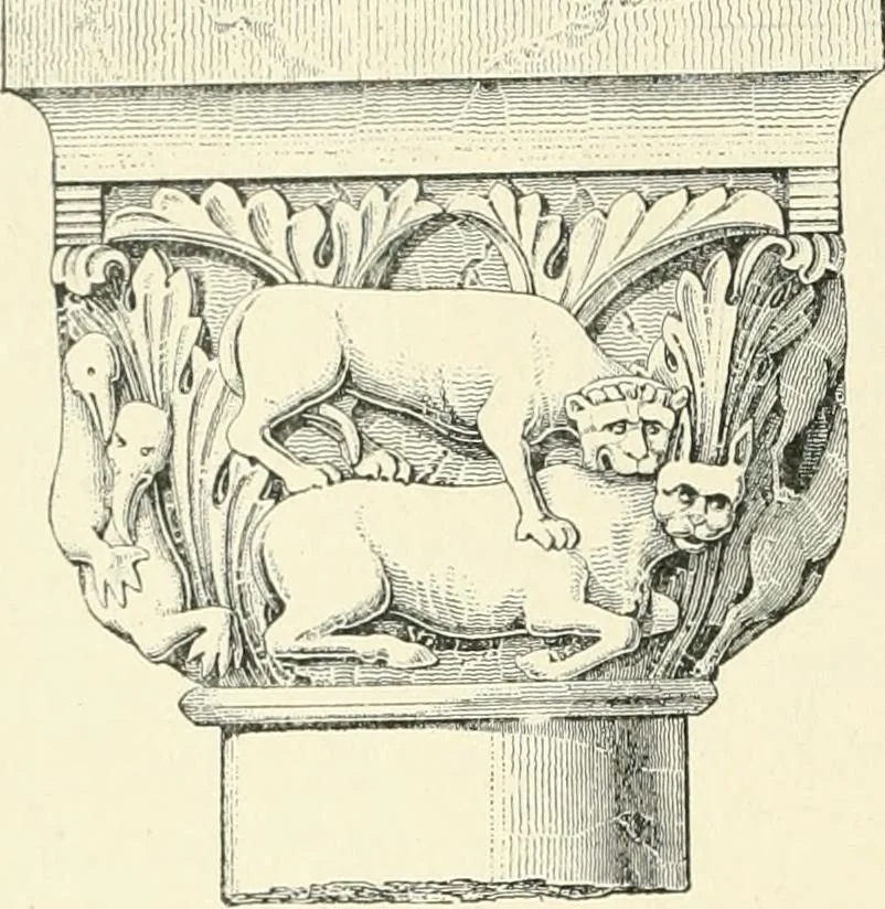 An illustration from A history of architecture in Italy from the time of Constantine to the dawn of the renaissance, 1901, leaf 223