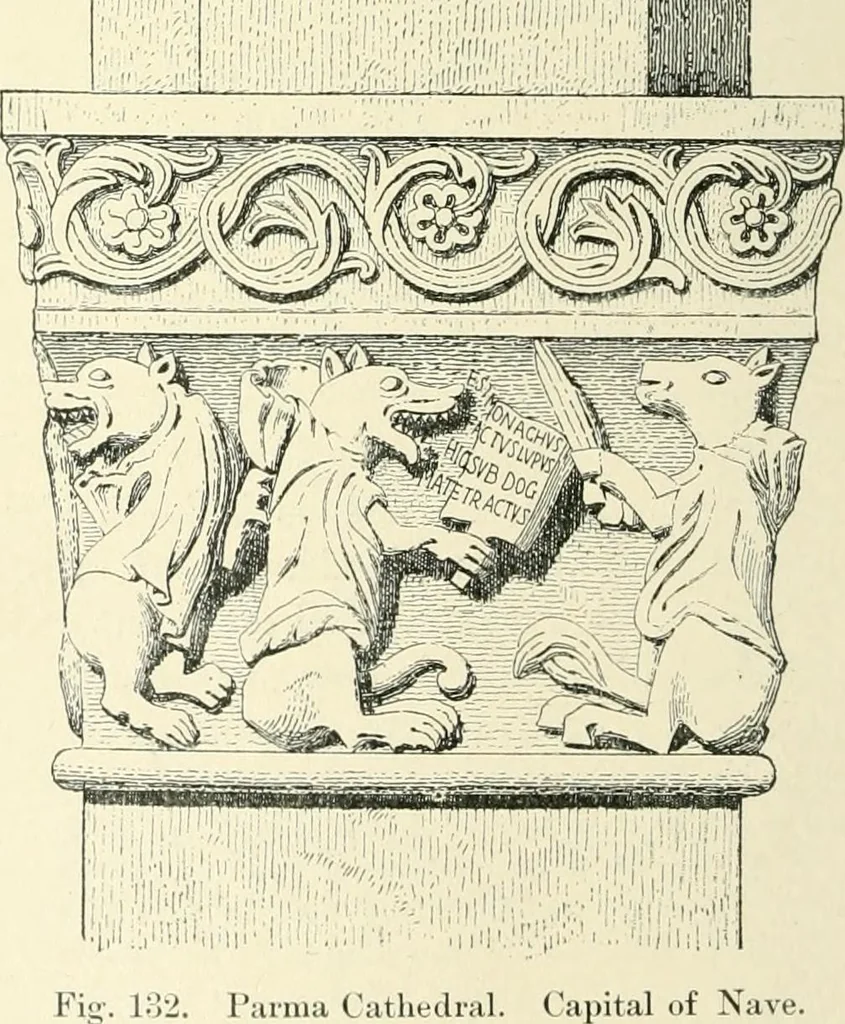 An illustration from A history of architecture in Italy from the time of Constantine to the dawn of the renaissance, 1901, leaf 223