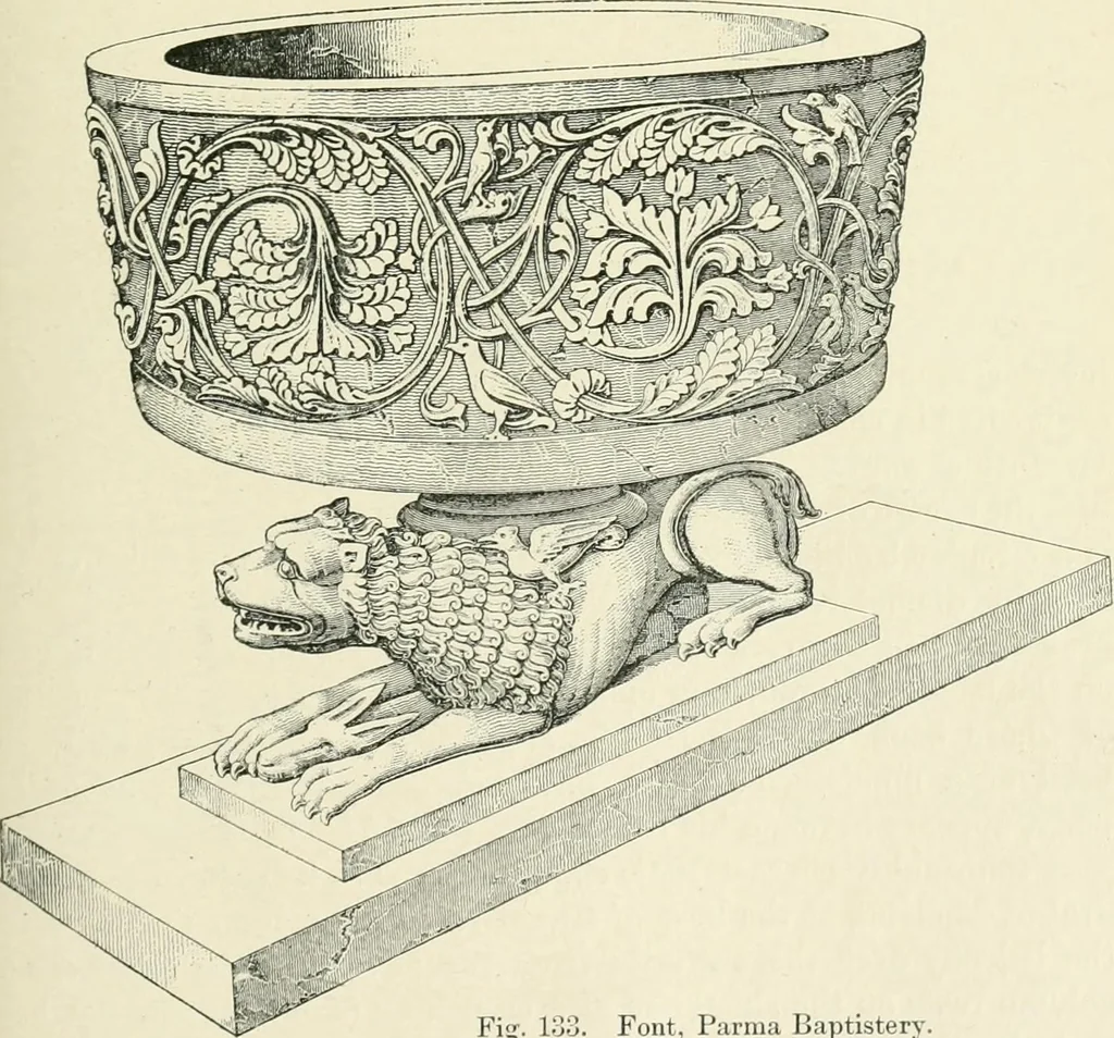 An illustration from A history of architecture in Italy from the time of Constantine to the dawn of the renaissance, 1901, leaf 224