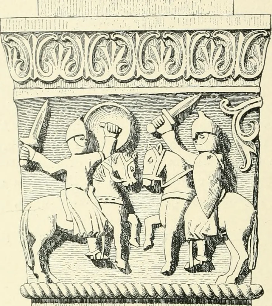 An illustration from A history of architecture in Italy from the time of Constantine to the dawn of the renaissance, 1901, leaf 225
