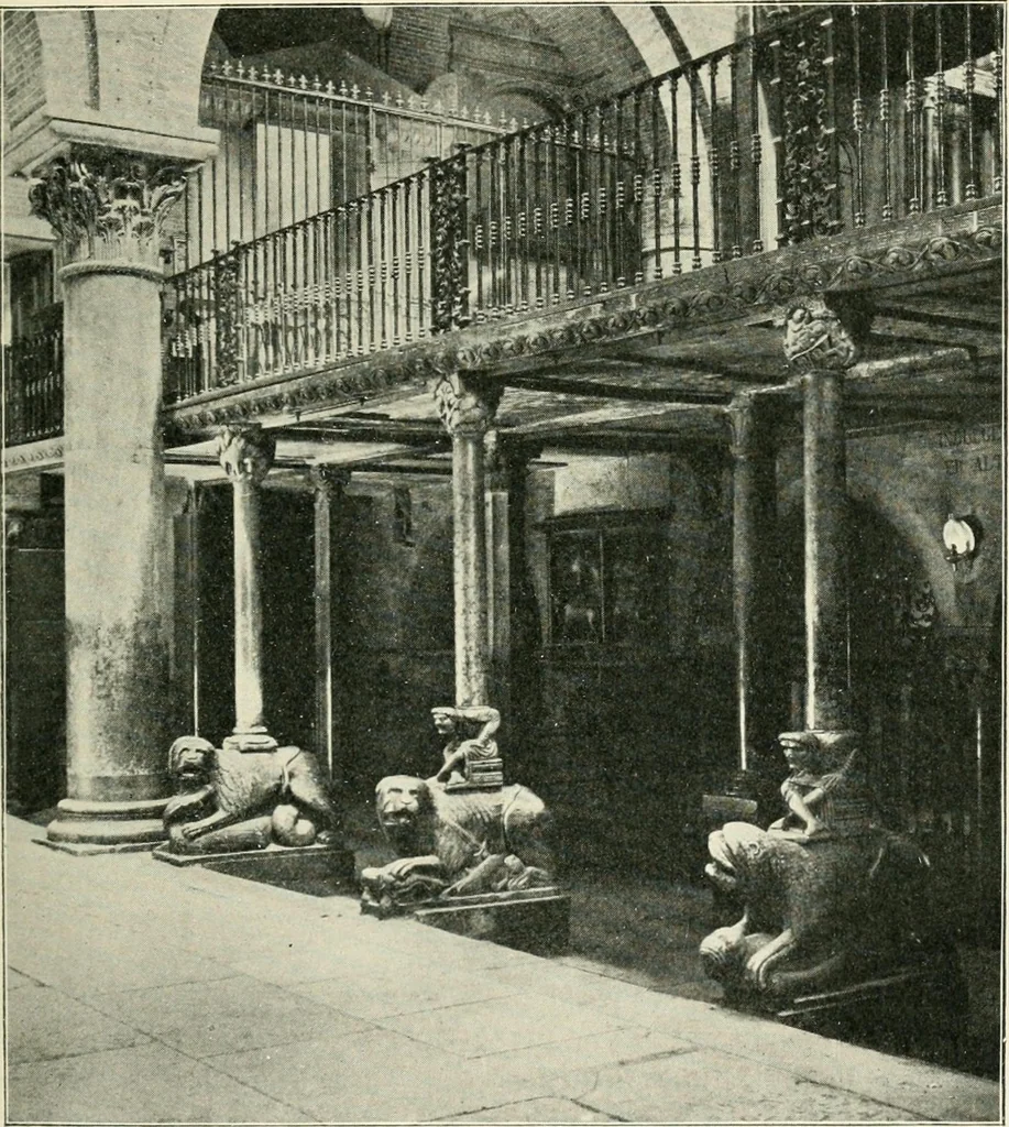 An illustration from A history of architecture in Italy from the time of Constantine to the dawn of the renaissance, 1901, leaf 226