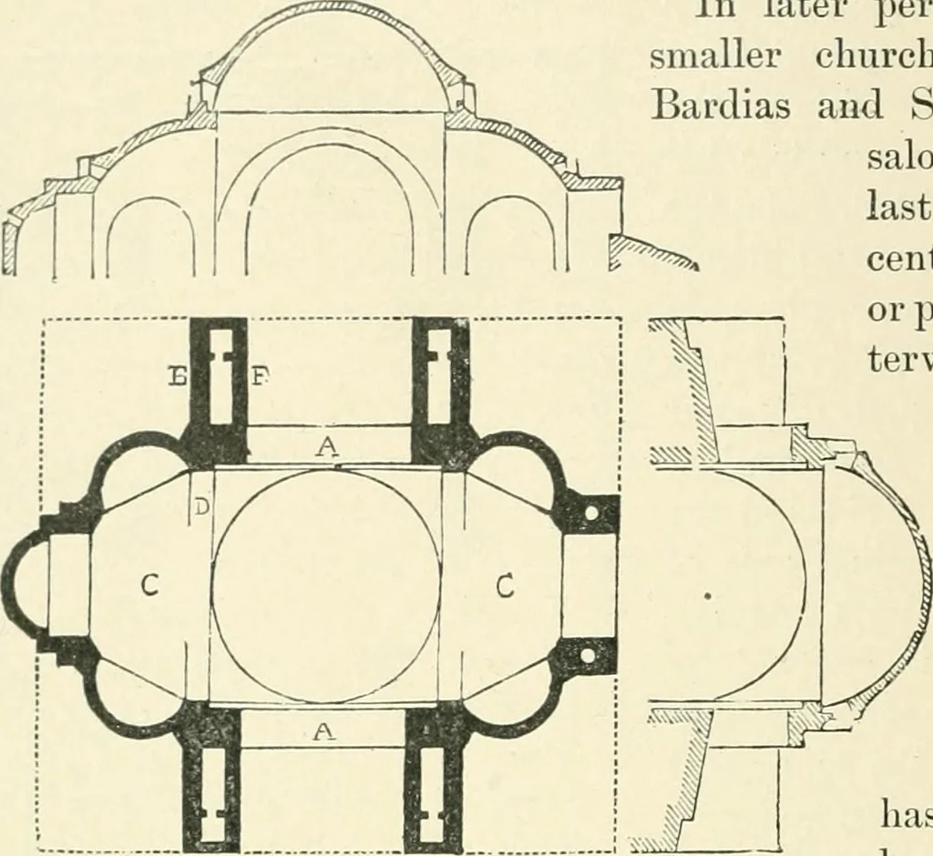 An illustration from A history of architecture in Italy from the time of Constantine to the dawn of the renaissance, 1901, leaf 235