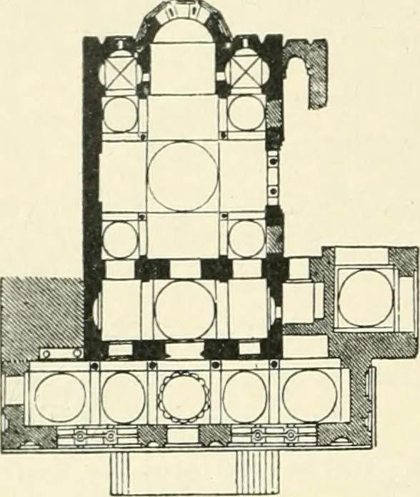 An illustration from A history of architecture in Italy from the time of Constantine to the dawn of the renaissance, 1901, leaf 237
