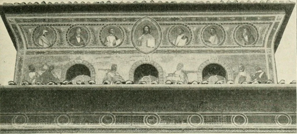 An illustration from A history of architecture in Italy from the time of Constantine to the dawn of the renaissance, 1901, leaf 240