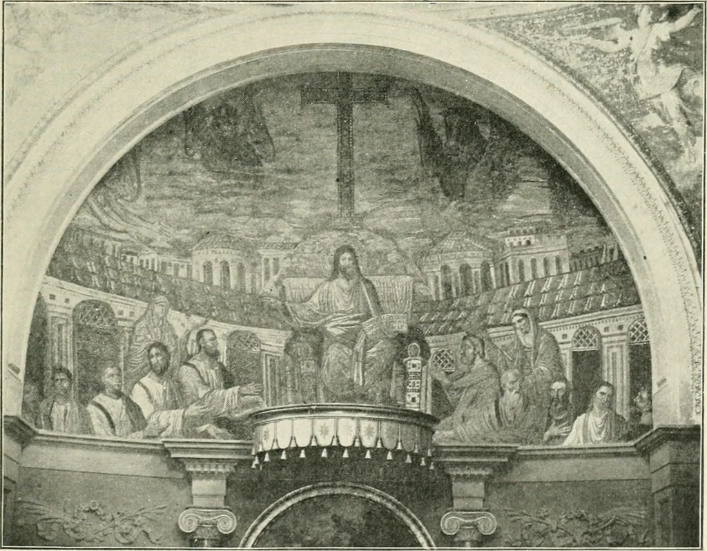 An illustration from A history of architecture in Italy from the time of Constantine to the dawn of the renaissance, 1901, leaf 242