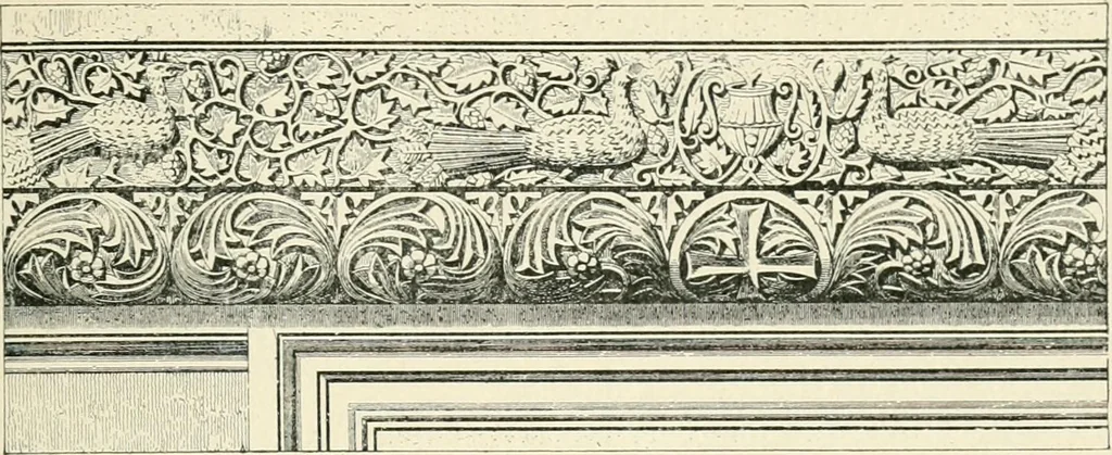 An illustration from A history of architecture in Italy from the time of Constantine to the dawn of the renaissance, 1901, leaf 250