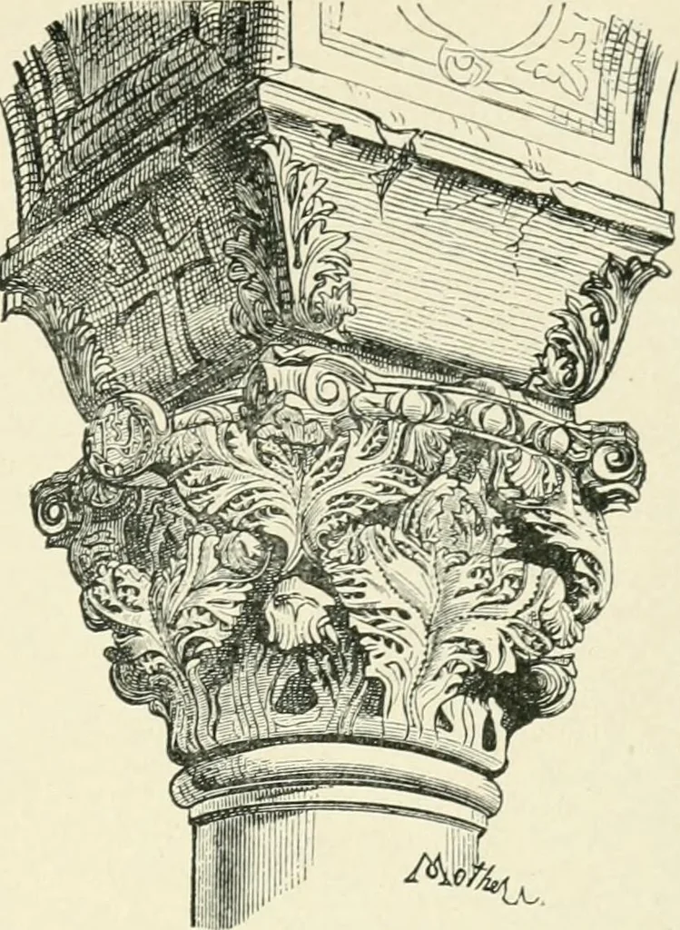 An illustration from A history of architecture in Italy from the time of Constantine to the dawn of the renaissance, 1901, leaf 252