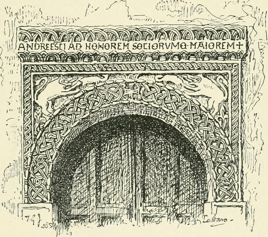 An illustration from A history of architecture in Italy from the time of Constantine to the dawn of the renaissance, 1901, leaf 260