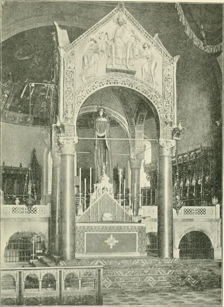 An illustration from A history of architecture in Italy from the time of Constantine to the dawn of the renaissance, 1901, leaf 274