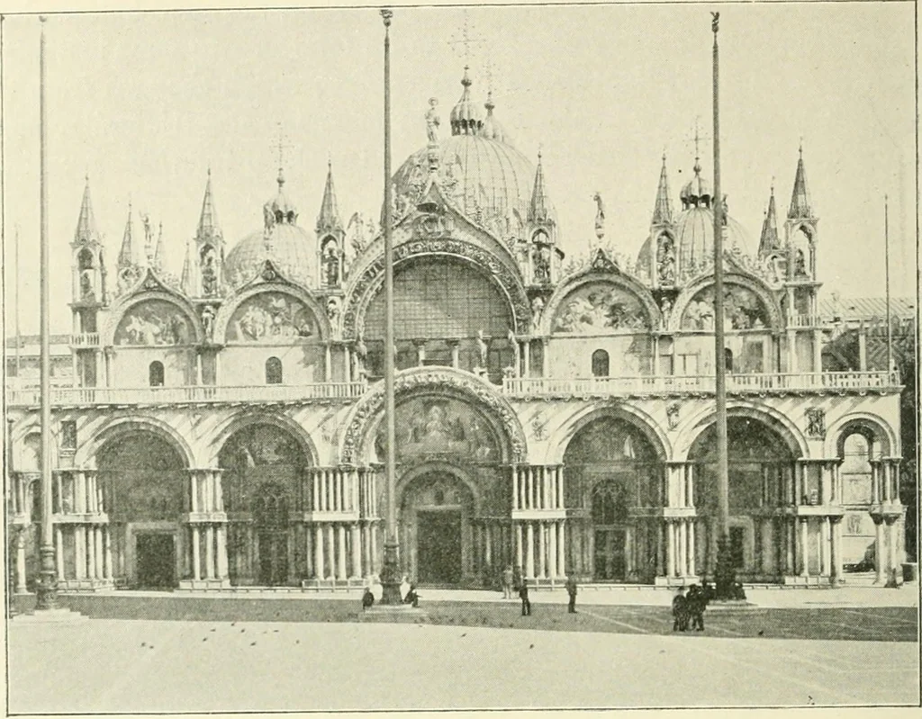 An illustration from A history of architecture in Italy from the time of Constantine to the dawn of the renaissance, 1901, leaf 289
