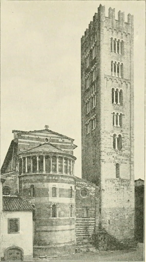 An illustration from A history of architecture in Italy from the time of Constantine to the dawn of the renaissance, 1901, leaf 298