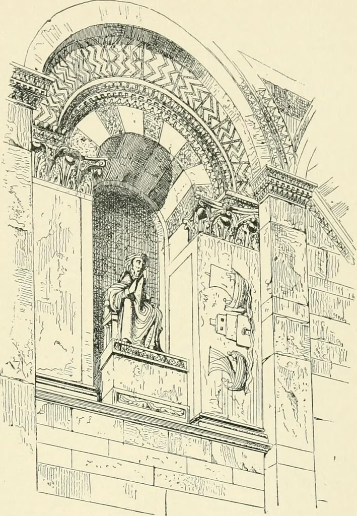 An illustration from A history of architecture in Italy from the time of Constantine to the dawn of the renaissance, 1901, leaf 312