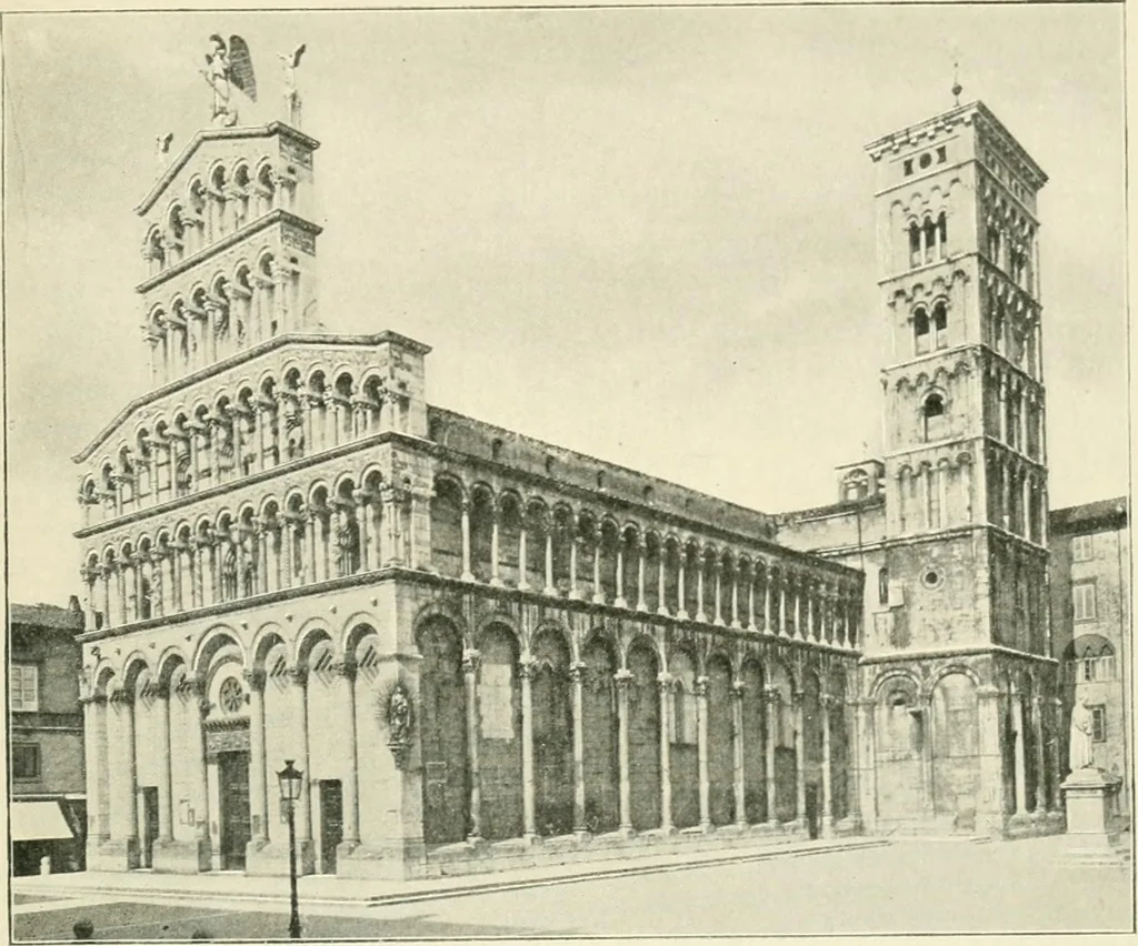 An illustration from A history of architecture in Italy from the time of Constantine to the dawn of the renaissance, 1901, leaf 326