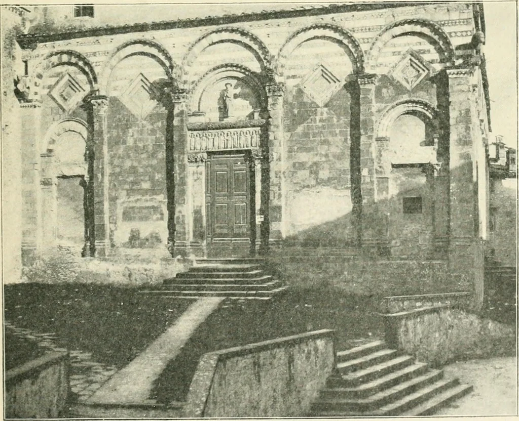 An illustration from A history of architecture in Italy from the time of Constantine to the dawn of the renaissance, 1901, leaf 334