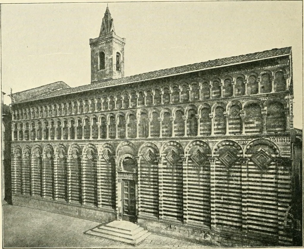 An illustration from A history of architecture in Italy from the time of Constantine to the dawn of the renaissance, 1901, leaf 335