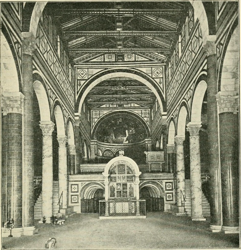 An illustration from A history of architecture in Italy from the time of Constantine to the dawn of the renaissance, 1901, leaf 338