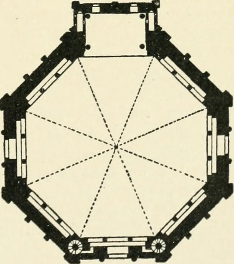 An illustration from A history of architecture in Italy from the time of Constantine to the dawn of the renaissance, 1901, leaf 342