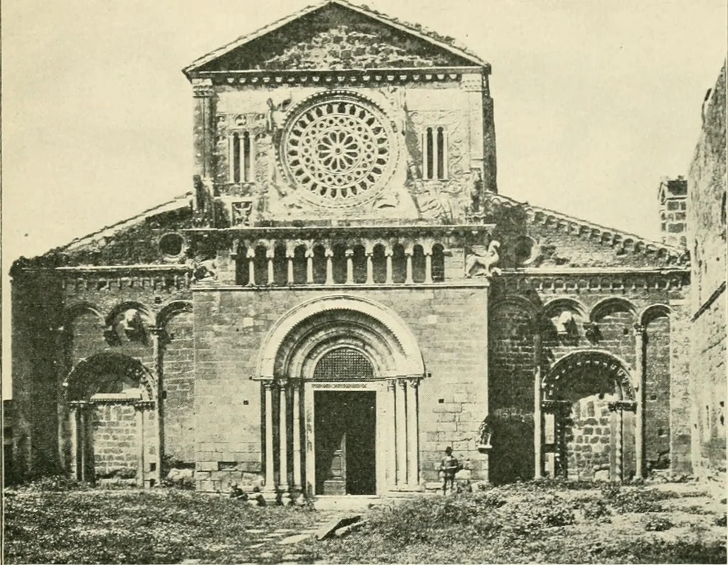 An illustration from A history of architecture in Italy from the time of Constantine to the dawn of the renaissance, 1901, leaf 344