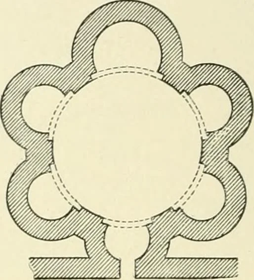 An illustration from A history of architecture in Italy from the time of Constantine to the dawn of the renaissance, 1901, leaf 37